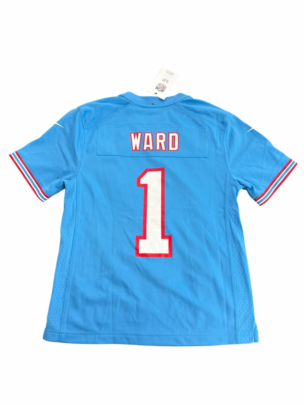 Nike Youth Cameron Ward Tennessee Titans Nike Light Blue NFL Jersey Sz M $120